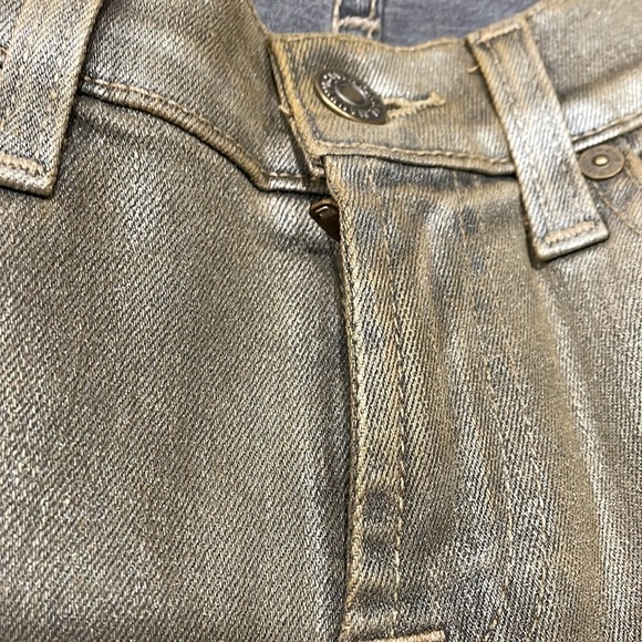 7 FOR ALL MANKIND Coated Skinny Jeans - Picture 8 of 8